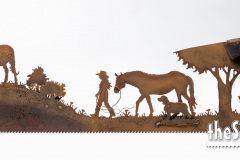 Horses-and-dog-with-woman-for-Vet