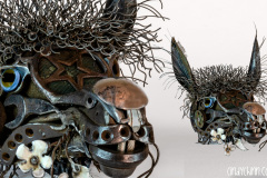 Alpaca B Metal Art