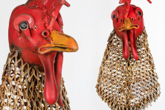 Chicken Metal Art