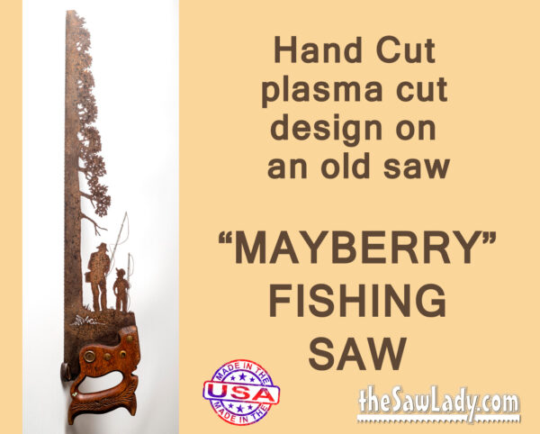 Metal Art Mayberry Fishing Saw