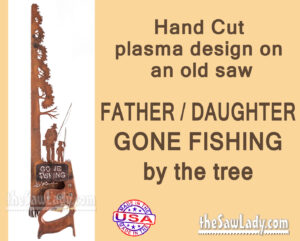 father daughter fishing fisherman gift