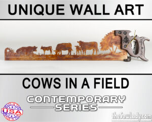 cows-in-the-field metal art saw
