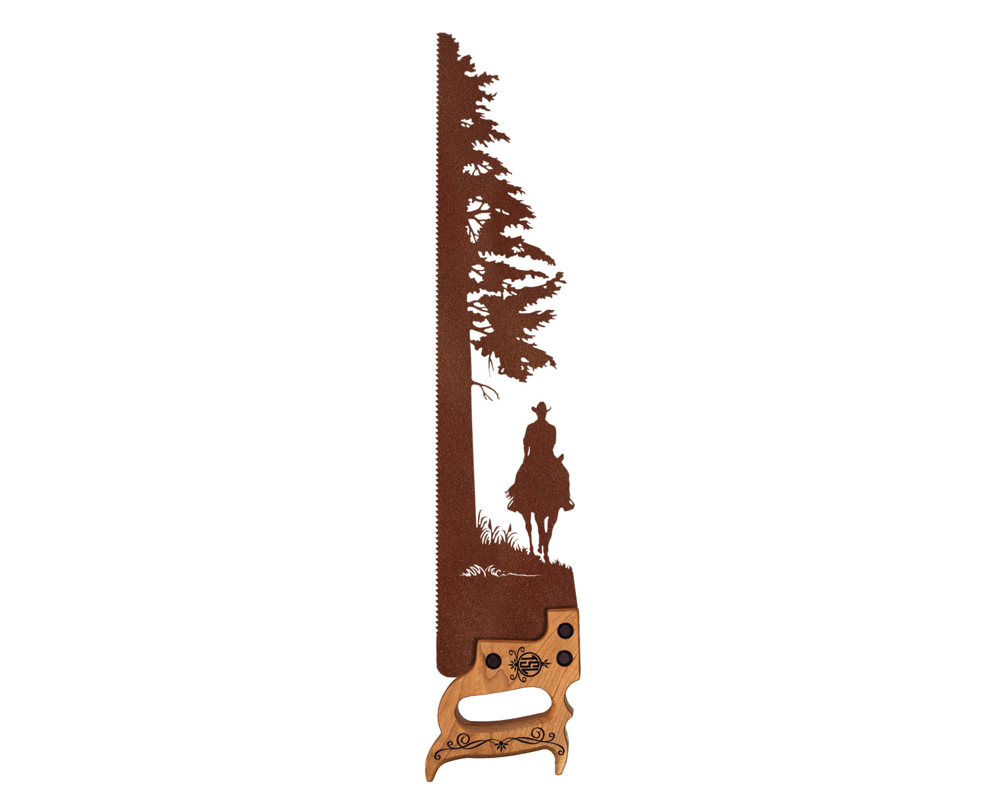 Cowboy-riding-horse-by-the-tree-metal-westrn-rustic-wall-art-gift-1800-SQ