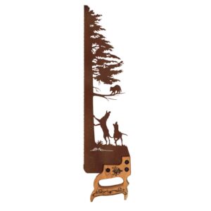 coon-hounds-barking-dogs--metal-wall-art-saw-by-the-tree-1600-SQ