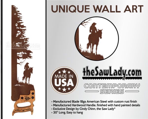 cowgirl-riding-by-tree-metall-wall-art-gift-western-ETSY