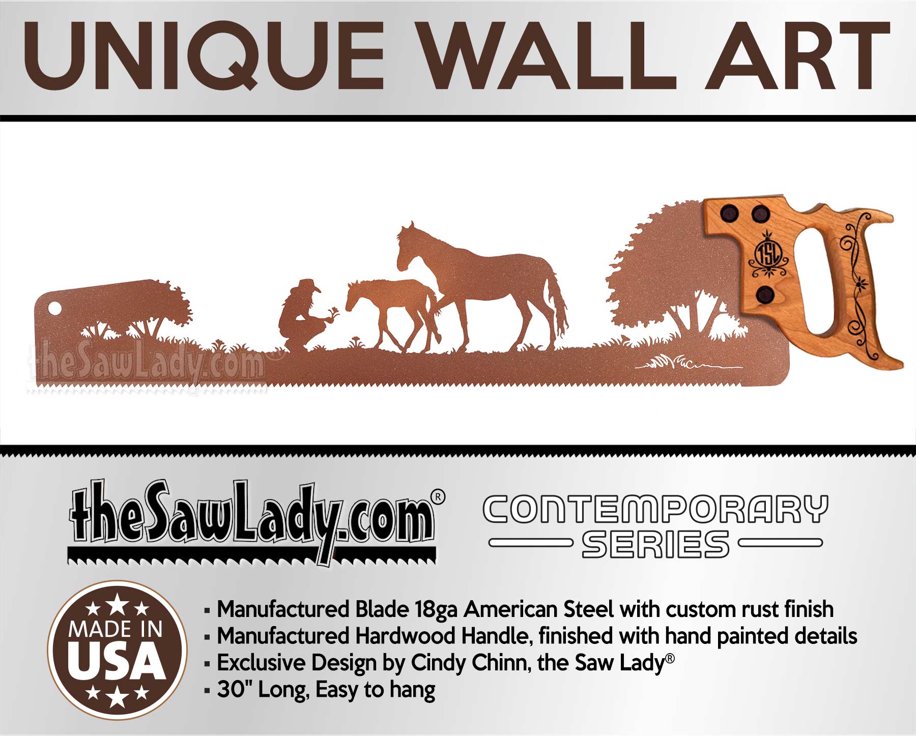 girl-with-horses-western-art-wall-metal-saw-gift-V2-ETSY