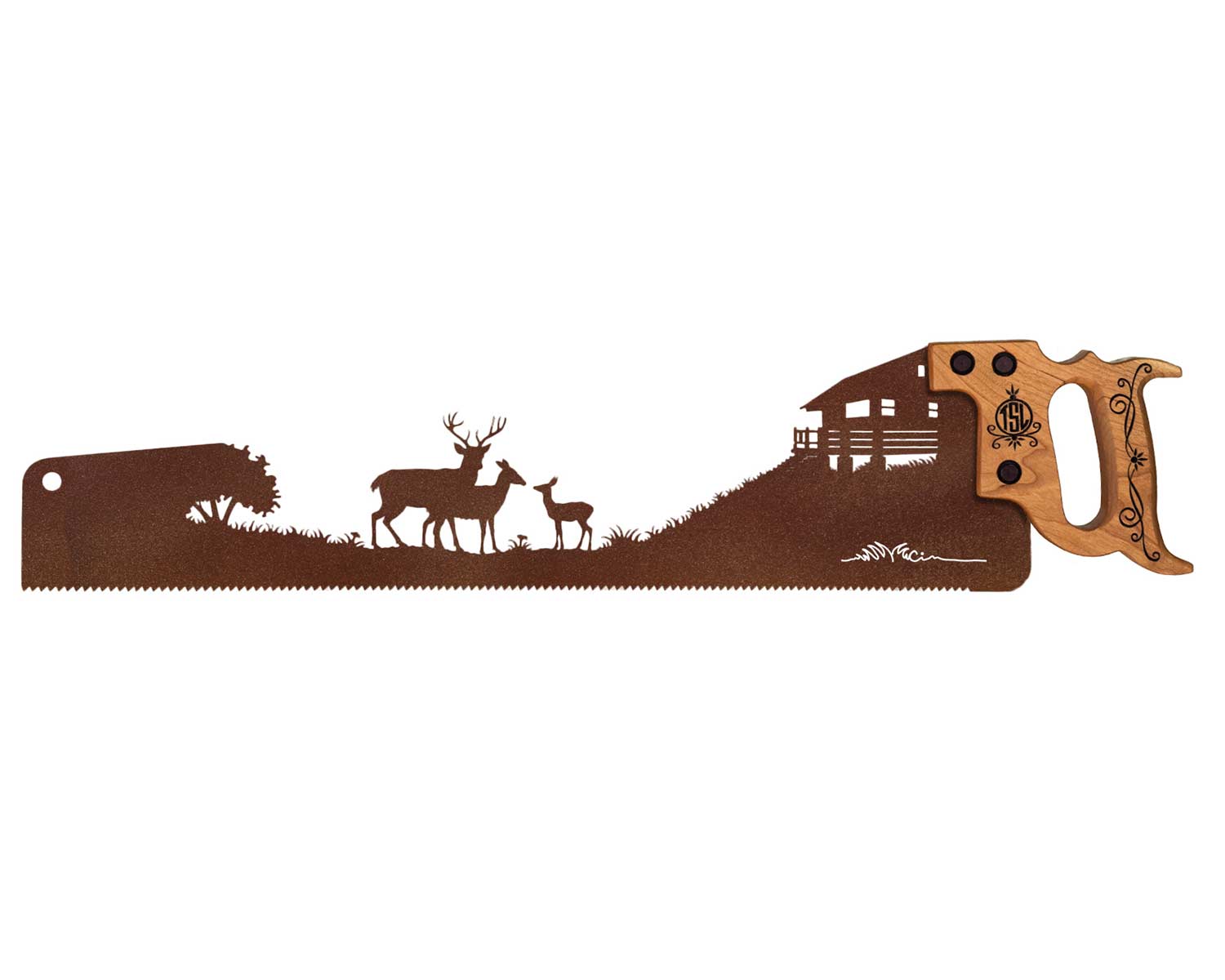 deer-family-at-the-cabin-metal-wall-art-saw-1600-SQ
