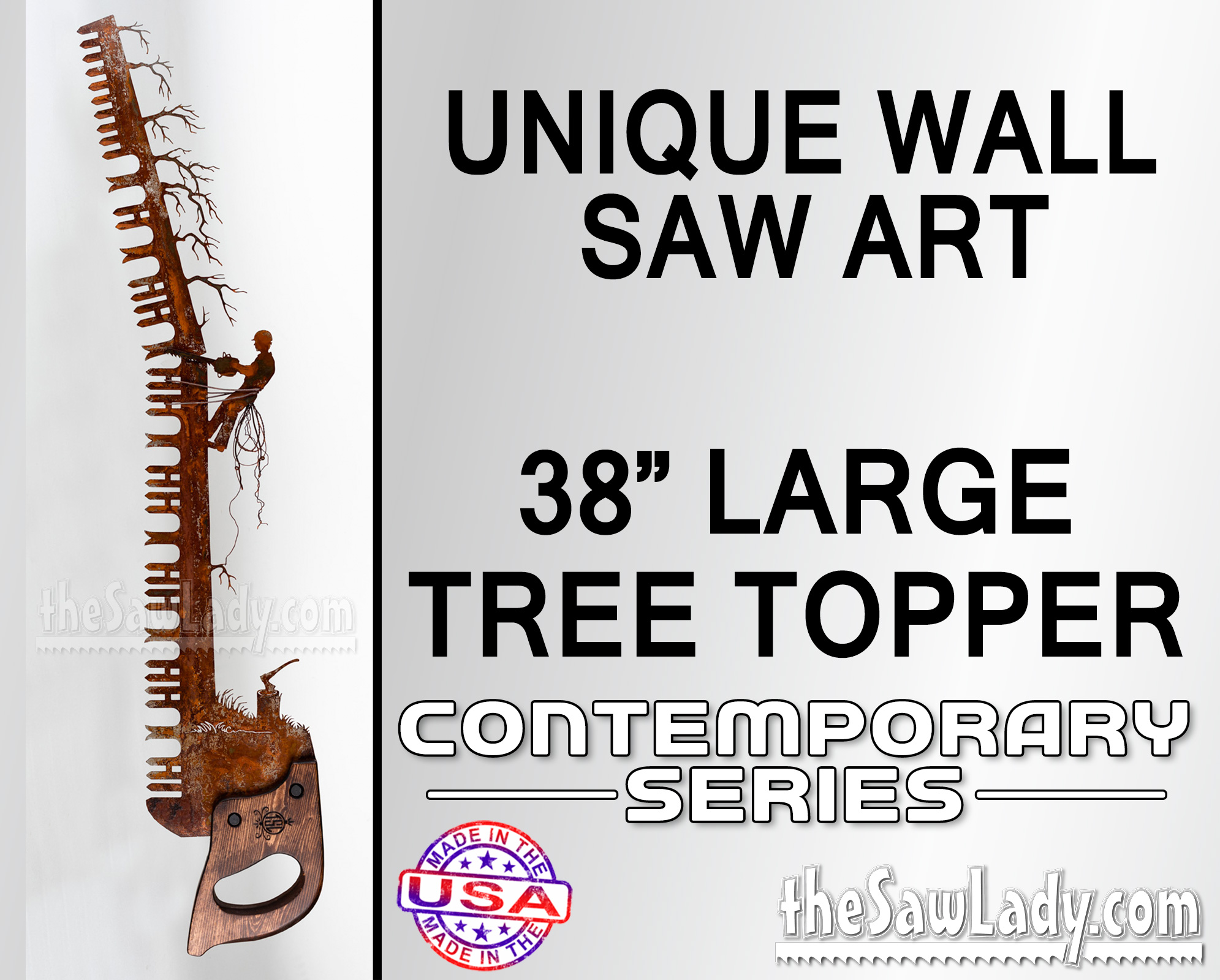 LARGE-TREE-TOPPER metal saw wall art