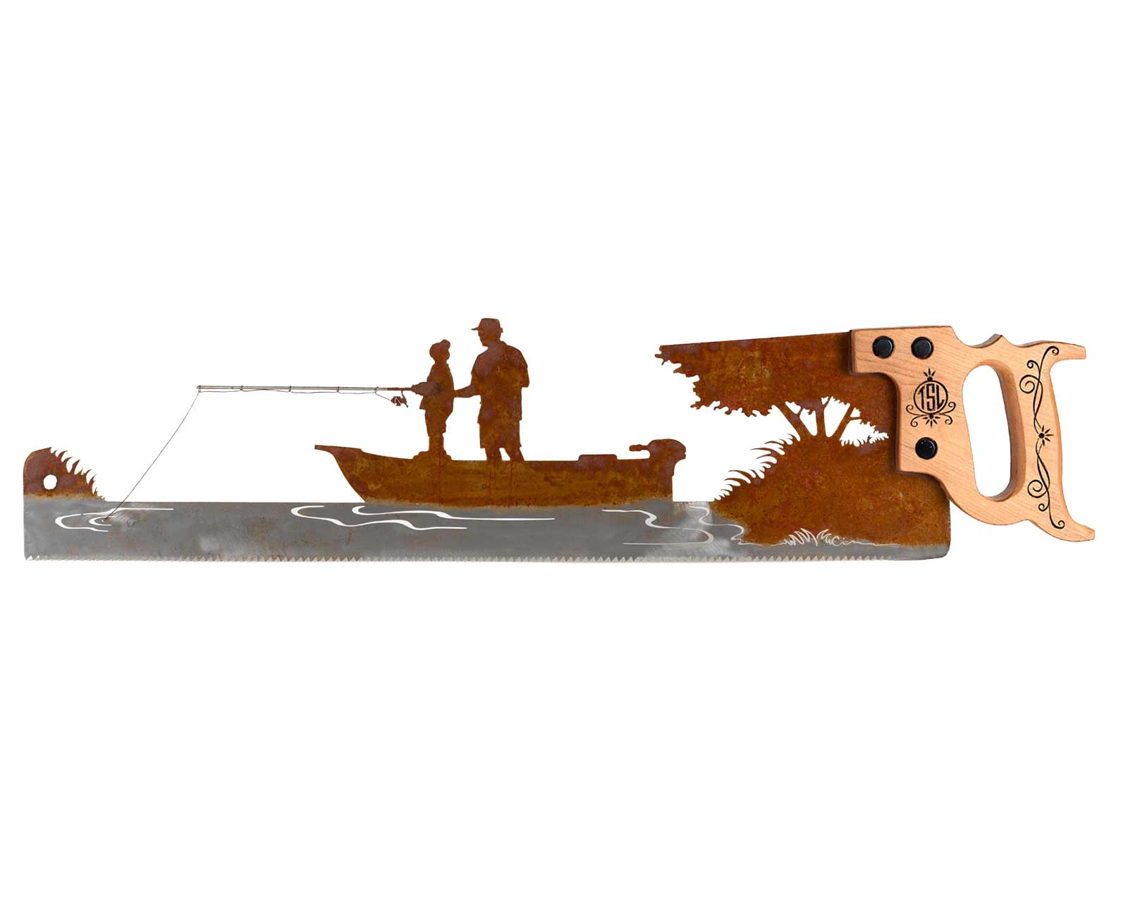 Fishing-Boat-Pops-and-boy_fisherman-gift-saw-wall-art-SQ
