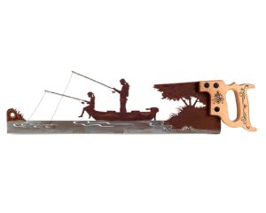 Fishing-Boat-Woman-Girl_gift-family-saw-metal-wall-art-rustic-cabin-decor-SQ
