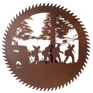 Wildland-Firefighter-gift-wall-decor-metal-art-BLADE_-PAINT-1800