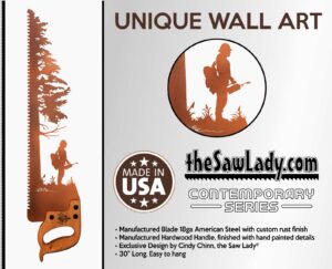 WILDLAND_WOMAN-FIREFIGHTER_metal-wall-art-rustic-gift-ETSY