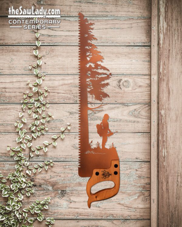 WILDLAND_WOMAN_FIREFIGHTER_metal-wall-art-rustic-gift-LIFESTYLE-sig