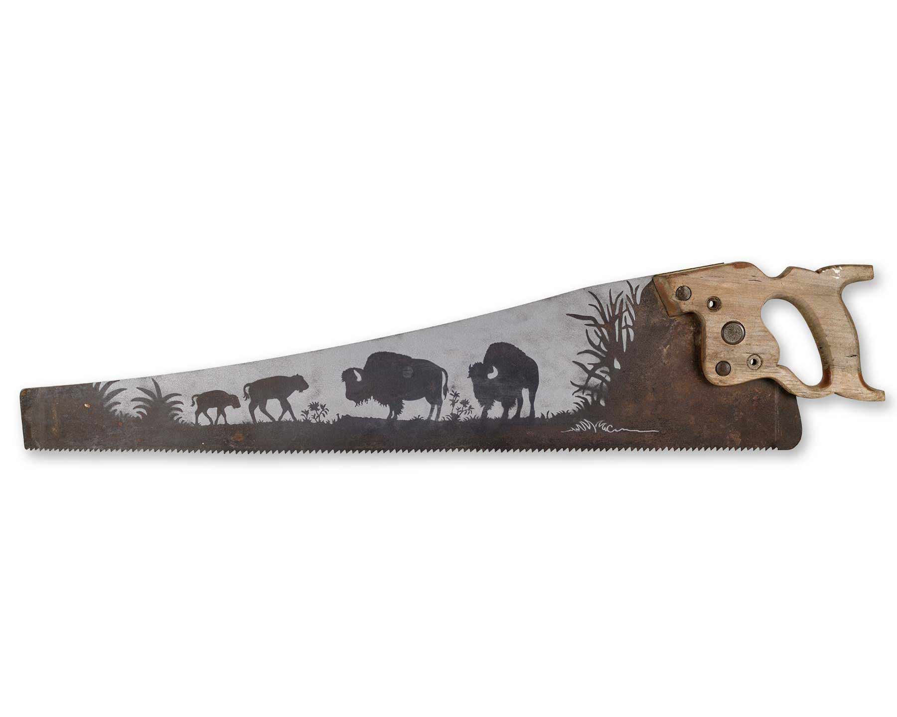 Bison-western-metal-wall-art-decor-saw_SQ