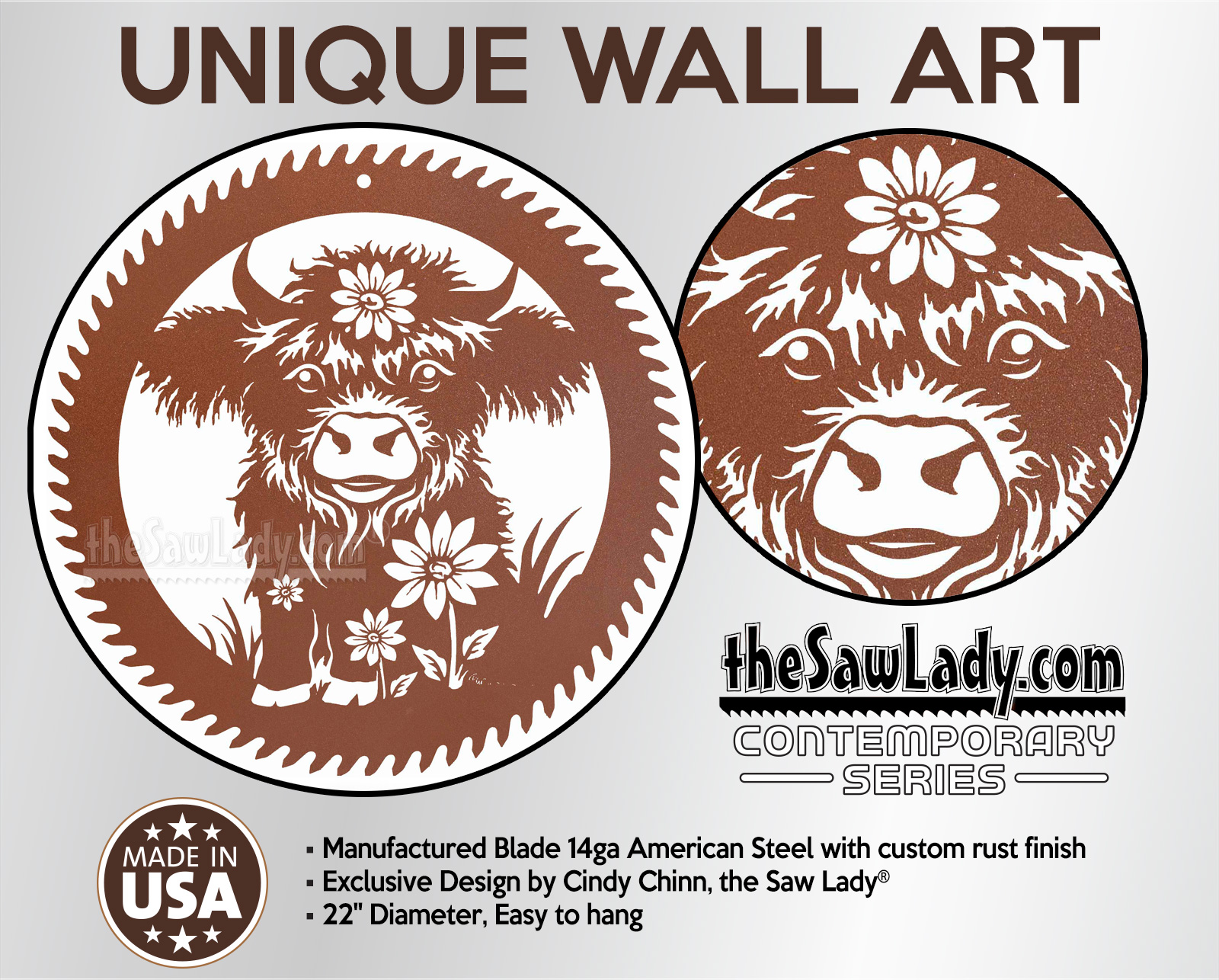 cow-decor-round-saw-blade-rustic-gift-ranching-ETSY