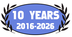 10-years of great service and unique artwork!