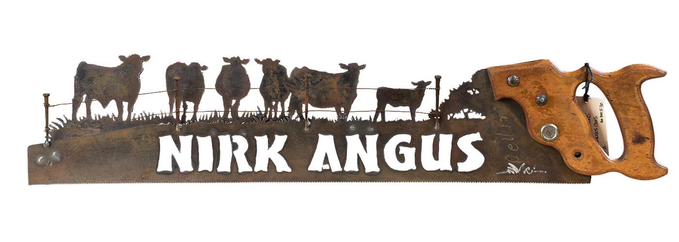 vintage ranch saw art rustic gift for ranchers