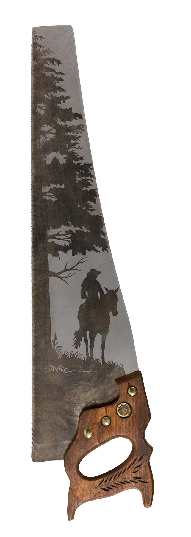 Cowgirl by the Tree Saw Art | Heritage Series Western Gift - Image 7