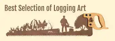 Saw art featuring logging and forestry themes Saw-art-featuring-logging-and-forestry-themes